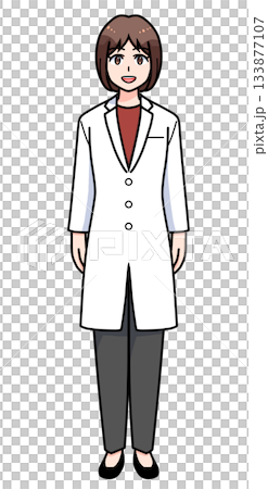 Smiling female doctor 133877107