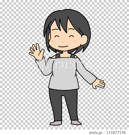 笑顔の女性 133877536