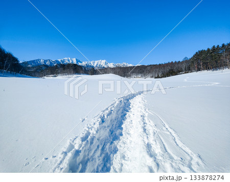 中山高原・スノートレッキング 133878274