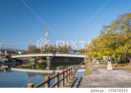 晩秋の伏見港公園 京都市伏見区 晩秋の伏見港公園 京都市伏見区 133878424