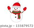 雪だるまのイラスト 133879572