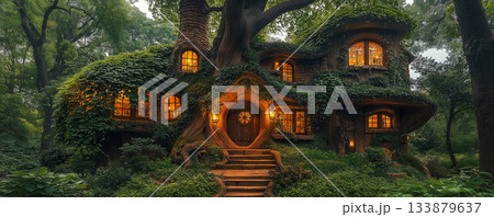 絵本に出て来るような可愛い家 133879637