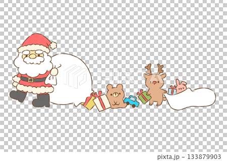 聖誕老公公與他的馴鹿 聖誕老公公與他的馴鹿 133879903