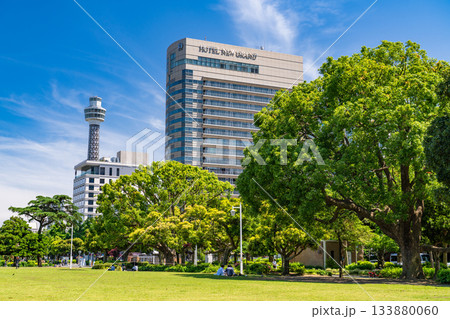 《神奈川県》横浜・新緑の山下公園 133880060