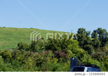 Landfill Seen From a Highway Landfill Seen From a Highway 133880081