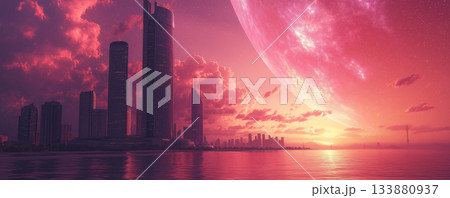 未来の都市 133880937