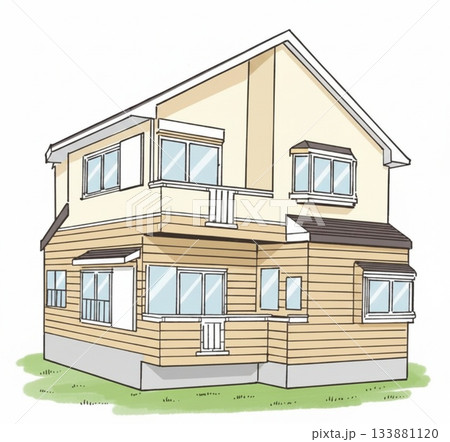 住宅デザイン　簡易パ－ス 133881120