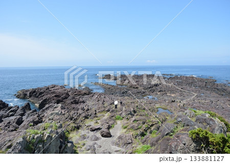 薩摩半島最南端長崎鼻の風景 薩摩半島最南端長崎鼻の風景 133881127