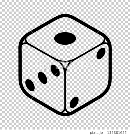 サイコロのアイコン サイコロのアイコン 133881625