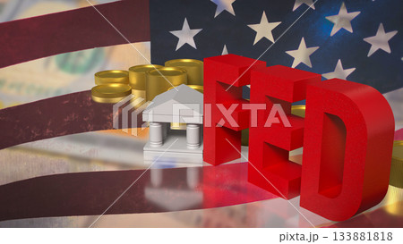 Federal Reserve Monetary Policy American...のイラスト素材 [133881818] - PIXTA