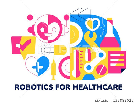 Robotic For Healthcare Illustration Featuring Robots Used In Medicine With AI Integration, Modern Hospital Innovation, and Advanced Health Technology Robotic For Healthcare Illustration Featuring Robots Used In Medicine With AI Integration, Modern Hospital Innovation, and Advanced Health Technology 133882026