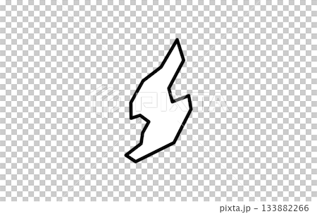 Sado Island Map Icon [Prefecture Series] 133882266