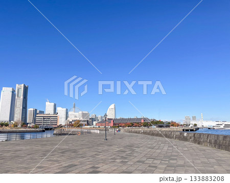 横浜みなとみらいの景色 横浜みなとみらいの景色 133883208