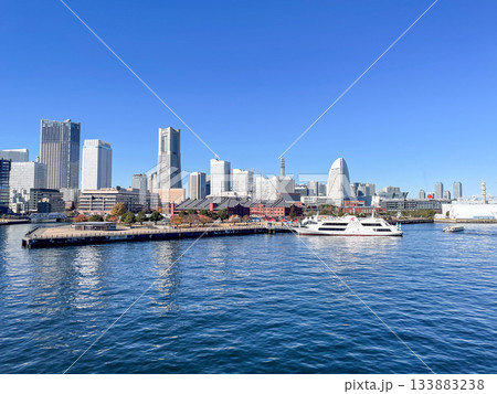 横浜みなとみらいの景色 横浜みなとみらいの景色 133883238