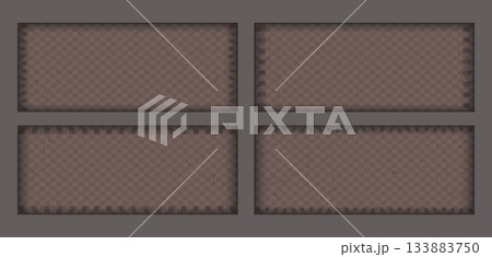 Gritty retro texture with vintage film grain. Distressed backgrounds or borders with little black dots. Set of Vector illustration 133883750