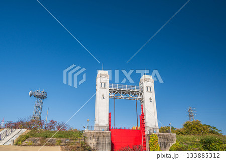 三栖閘門　近代化産業遺産　京都市伏見区 133885312