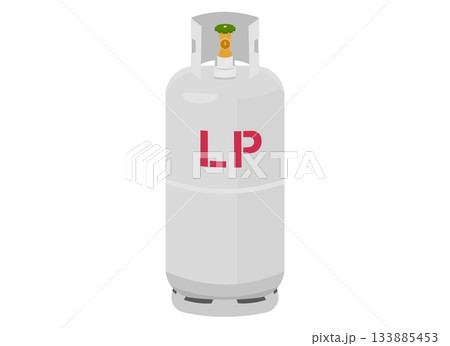 LPガス（プロパンガス）ボンベのイラスト 133885453