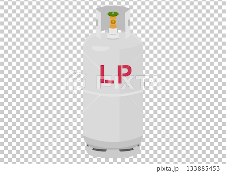LPガス（プロパンガス）ボンベのイラスト 133885453