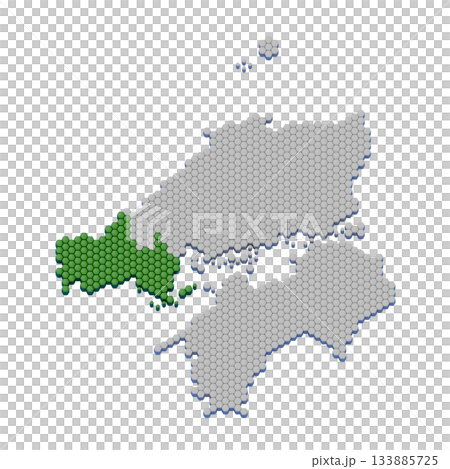 山口縣蜂窩狀結構圖 山口縣蜂窩狀結構圖 133885725