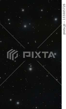 満天の星空と星のある風景 満天の星空と星のある風景 133885726