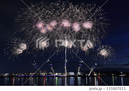 桑名水郷花火 133887011
