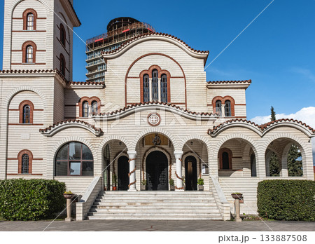 Church of Apostle Paul and Saint Asti in Durres in Albania. Orthodox church in Durres,Albania Church of Apostle Paul and Saint Asti in Durres in Albania. Orthodox church in Durres,Albania 133887508