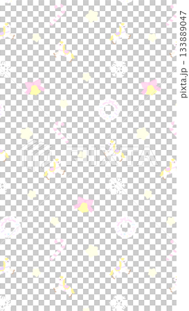 可愛的聖誕圖案，透明，16:9 尺寸 133889047