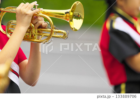 マーチングバンド パレード 楽器 マーチングバンド パレード 楽器 133889706