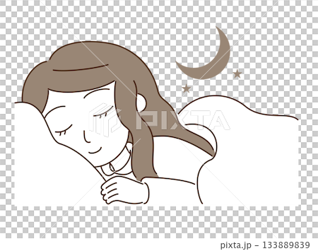 眠る女性 眠る女性 133889839