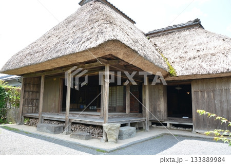 茅葺き屋根の武家屋敷 茅葺き屋根の武家屋敷 133889984