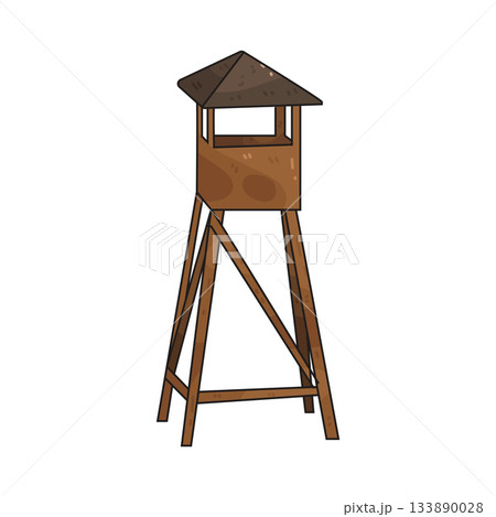 illustration of Military Watchtower 133890028