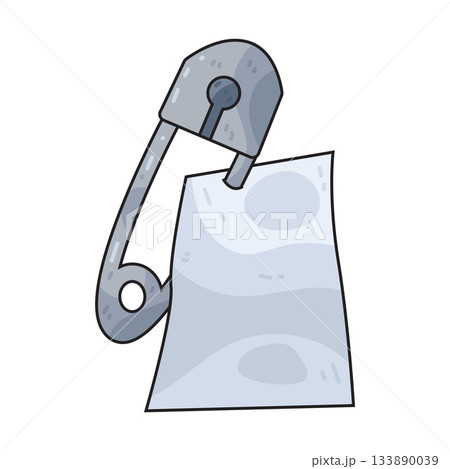 illustration of Safety Pin 133890039