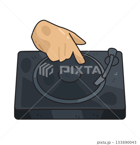 illustration of Turntable 133890043