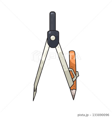 illustration of Drawing Compass illustration of Drawing Compass 133890096