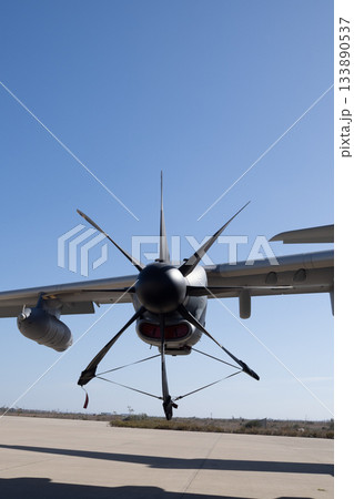 Propeller and engine nacelle of military transport aircraft 133890537