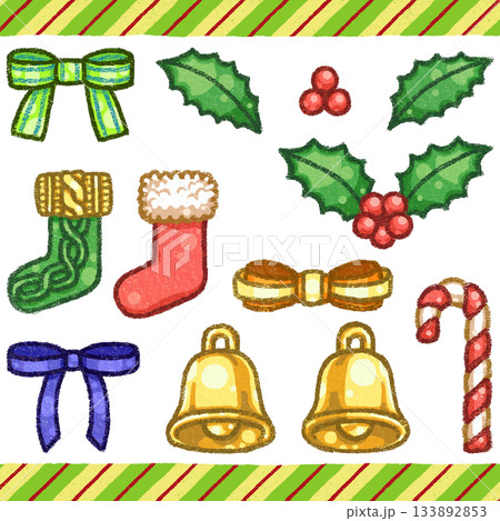 クリスマスのイラストセット 133892853