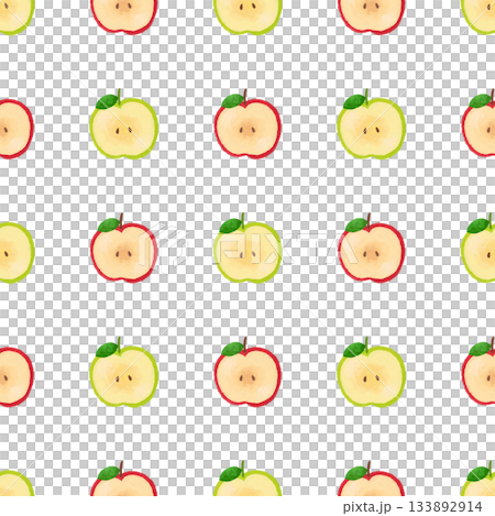 Apple watercolor seamless pattern background material fruit illustration design material Apple watercolor seamless pattern background material fruit illustration design material 133892914