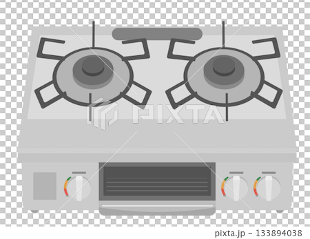 ガスコンロのイラスト 133894038