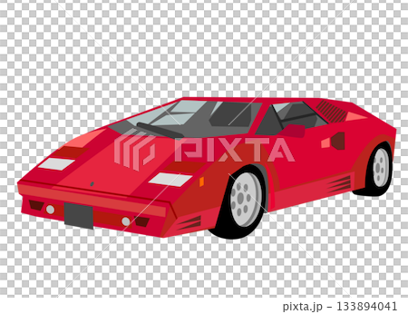 紅色康塔什插圖 133894041