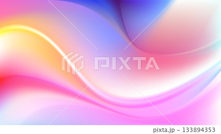 Abstract fluid iridescent wave Vector flow background. 133894353