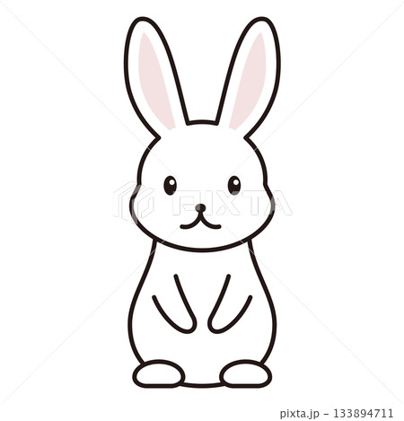 ウサギ　キャラクター　イラスト 133894711