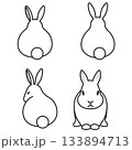 うさぎ　イラスト 133894713