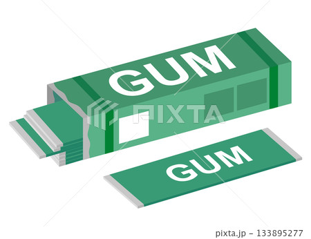 板ガムのイラスト 133895277
