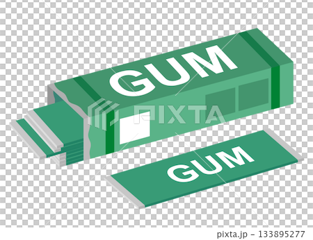板ガムのイラスト 133895277
