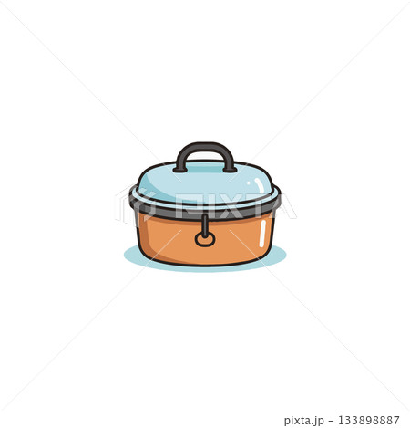 Enchanting kitchenware illustration: A delightful culinary creation, ideal for cookbooks and Enchanting kitchenware illustration: A delightful culinary creation, ideal for cookbooks and 133898887