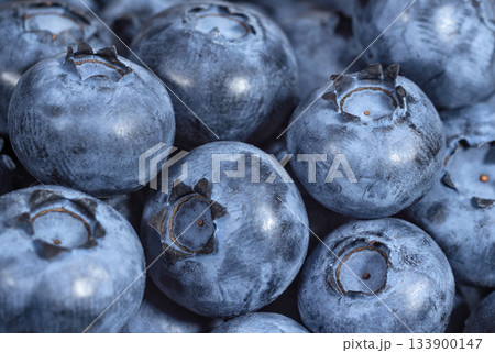 Blueberries berries close-up Blueberries berries close-up 133900147