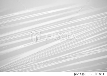 Abstract white plastic film wrap texture background Abstract white plastic film wrap texture background 133901851
