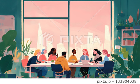 心理的安全な職場（安心して意見を言える職場環境）（POPな表現）