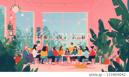 心理的安全な職場（安心して意見を言える職場環境）（POPな表現）