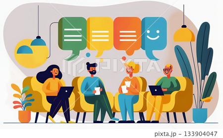 心理的安全な職場（安心して意見を言える職場環境）（POPな表現）